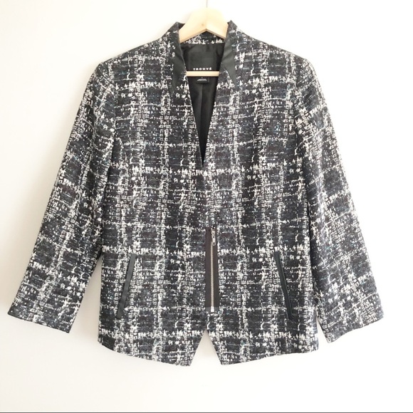 Winter Tweed Blazer Suit Jacket - Picture 1 of 6
